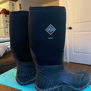 Muck Boot Company Men’s Sz 9 Black Hoser Rain & Snow Boots